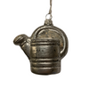 Silver Watering Can Glass Ornament
