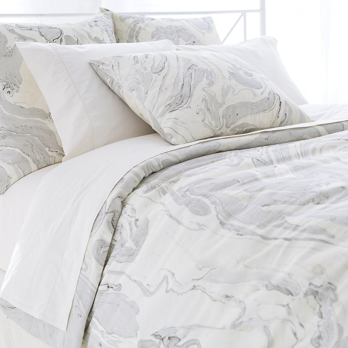  Marble Pattern Duvet - Natural, PCH-Pine Cone Hill, Putti Fine Furnishings