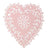  Small Pink Cut Out Heart, CH-Coach House, Putti Fine Furnishings