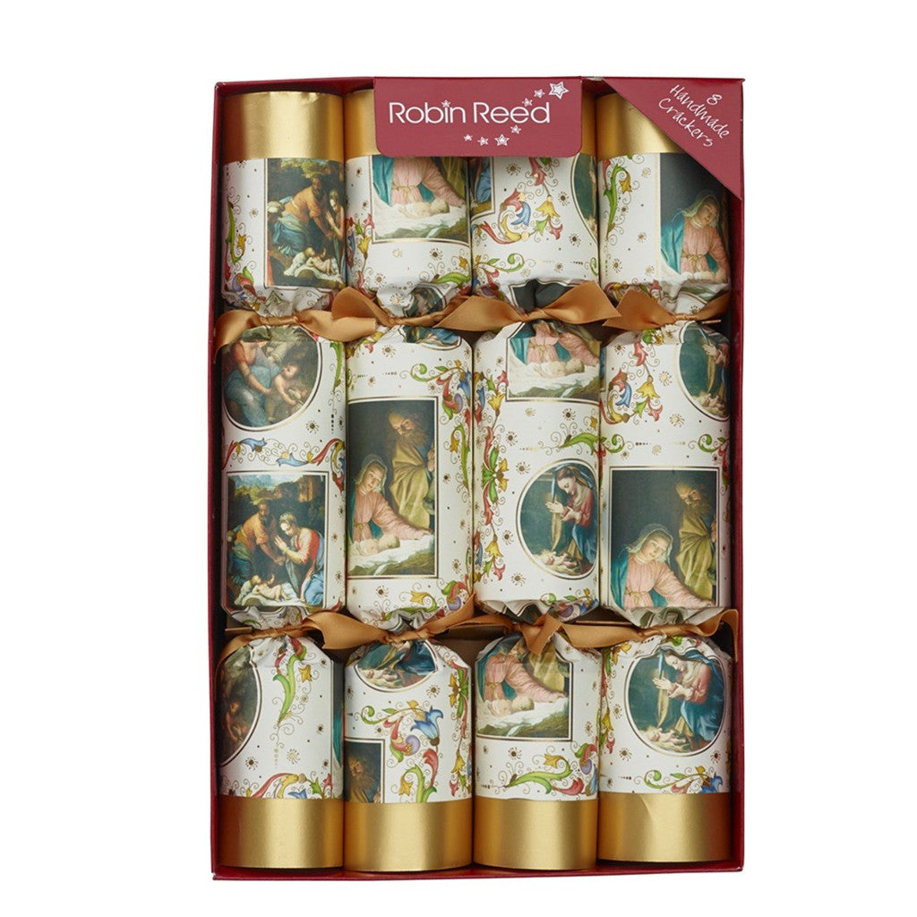  Robin Reed "Nativity" Christmas Crackers, RR-Robin Reed - Paper E Clips, Putti Fine Furnishings