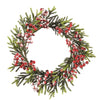 Juniper with Red Berries Wreath  | Putti Christmas