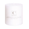White Pillar Candle - 4 x 4