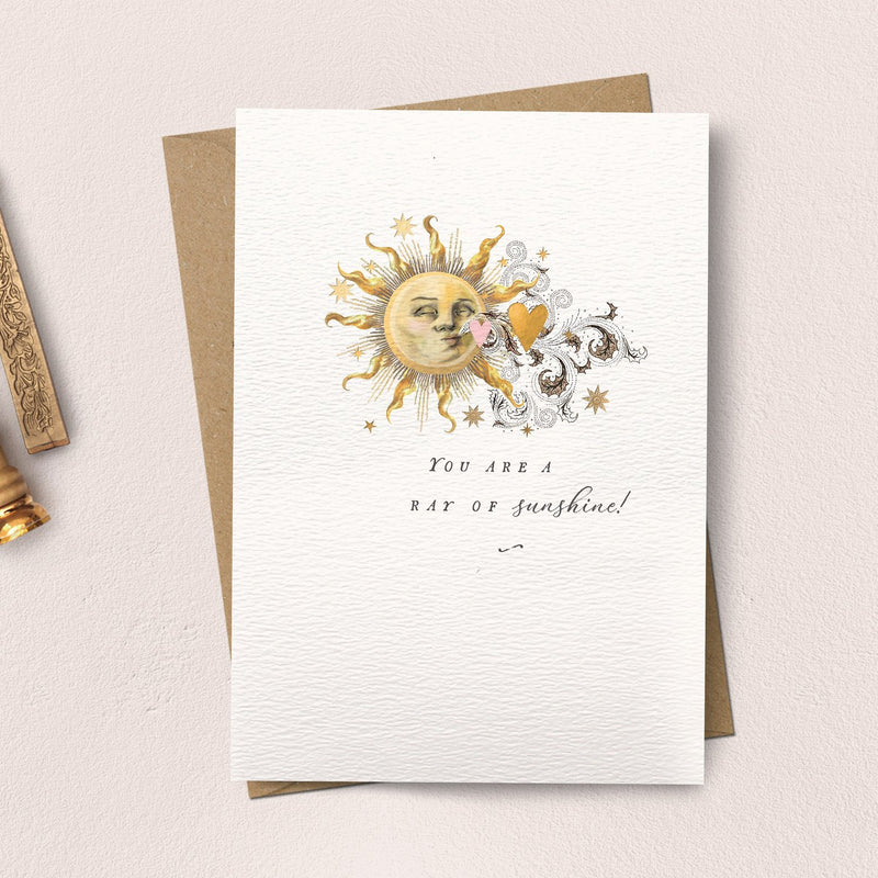 "You are a Ray of Sunshine" Greeting Card | Putti Celebrations 