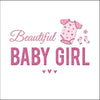 Beautiful Baby Girl Greeting Card | Putti Celebrations