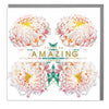Lola Design Chrysanthemum "You're an amazing friend" Greeting Card | Putti