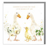 Lola Design Baby Duck "Congratulations on your little bundle of joy"  Greeting Card | Putti