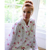 "Katie" Rose Printed Cotton Ladies Pyjamas -  Nightwear - Powell Craft Uk - Putti Fine Furnishings Toronto Canada - 3