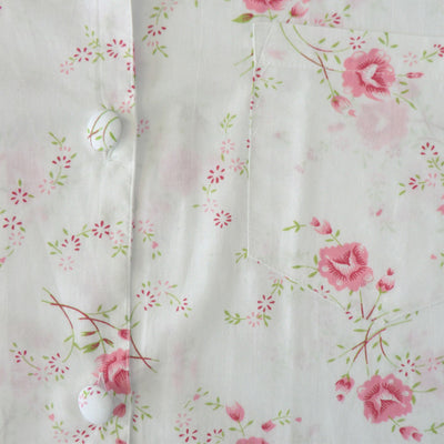 "Katie" Rose Printed Cotton Ladies Pyjamas -  Nightwear - Powell Craft Uk - Putti Fine Furnishings Toronto Canada - 5