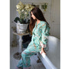 "Mint Blossom" Printed Cotton Ladies Pyjamas | Putti Sleepware Canada