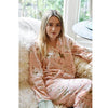"Peach Blossom" Printed Cotton Ladies Pyjamas | Putti Sleepware Canada