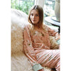 "Peach Blossom" Printed Cotton Ladies Pyjamas | Putti Sleepware Canada