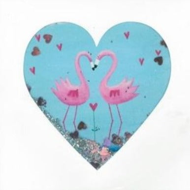 Shakies "Flamingos" Greeting Card | Putti Greeting Cards 