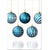 Blue Ornaments Holiday Card | Putti Celebrations Canada