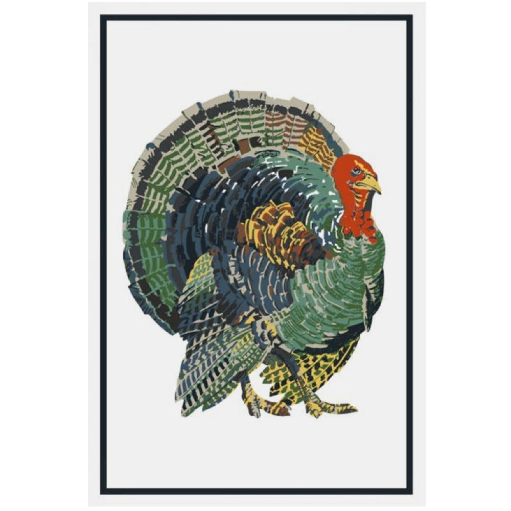 Mahogany Turkey Flour Sack Kitchen Towel - Set of 2 | Putti Fine Furnishings 