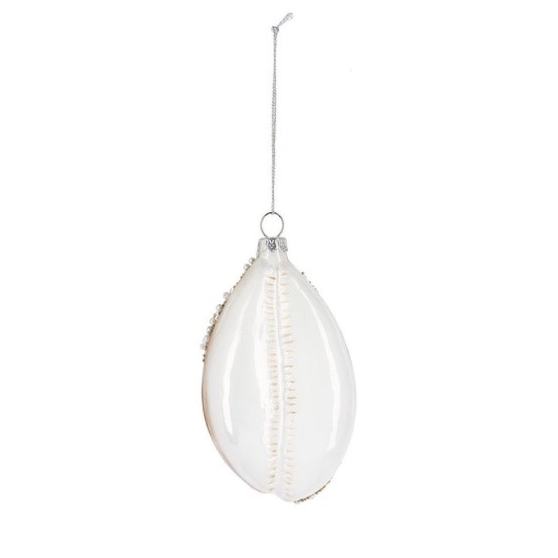 Beaded Glass Shell Ornament | Putti Celebrations Canada 