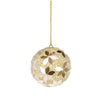 Gold Mosaic Ball Ornaments - Small