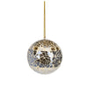 Gold Mosaic Ball Ornaments - Small