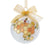 Kurt Adler White Honeycomb Bee Glass Ball Ornament | Putti Christmas 