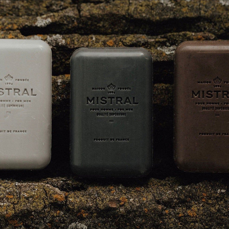 Mistral Men's Soap Bourbon Vanilla | Putti Fine Furnishings Canada