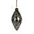 Bronze Beaded Glass Ornament  - Double Point