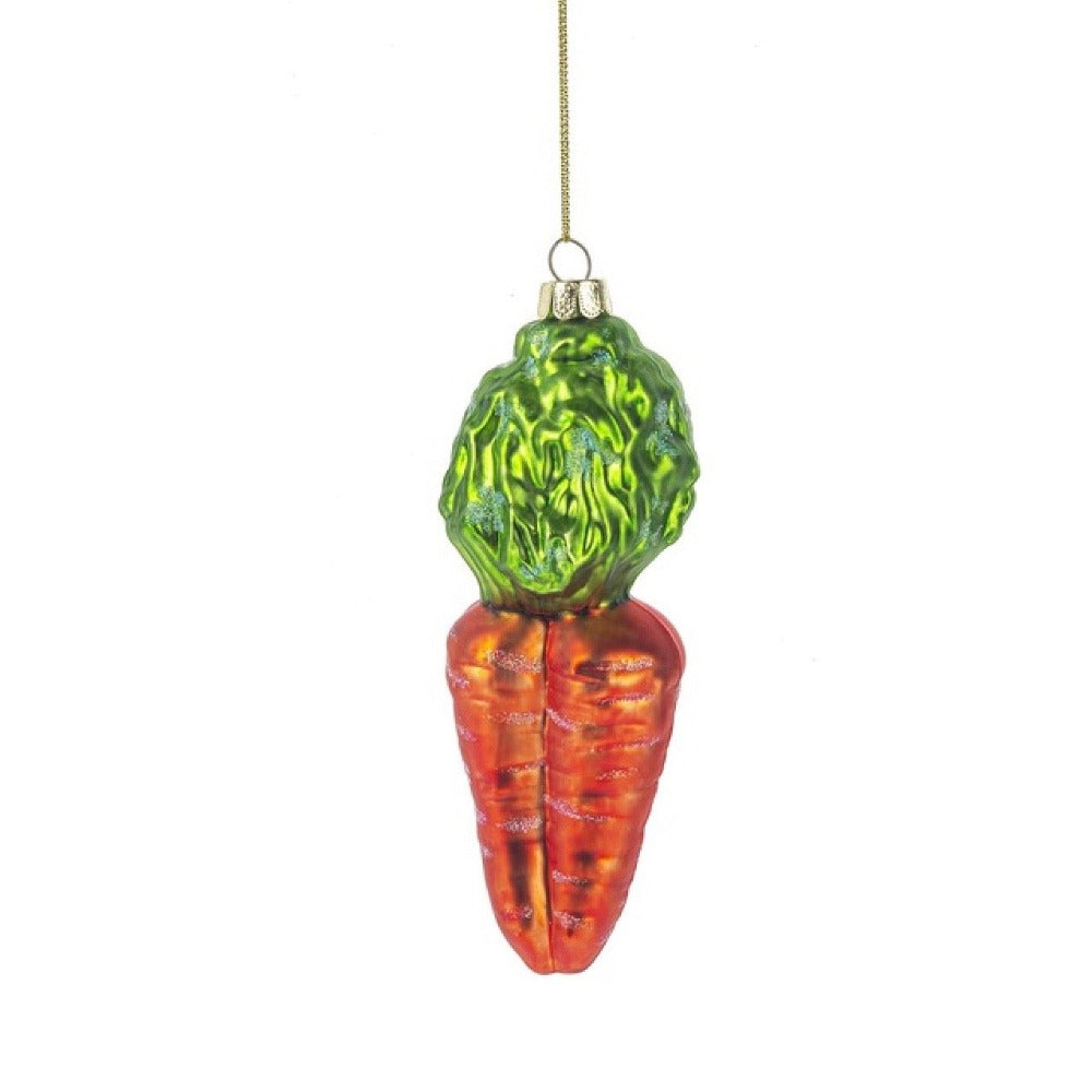 Carrot Glass Ornament