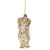 Pastel Angel with Dove Glass Ornament