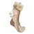 Ivory Damask with Gold Velvet Christmas Stocking