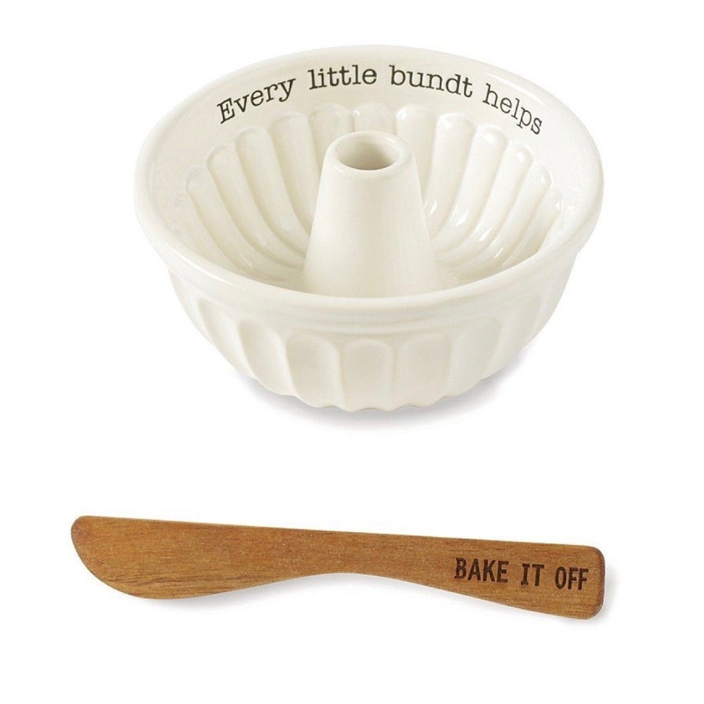 "Every Little Bundt Helps" Baking Mold