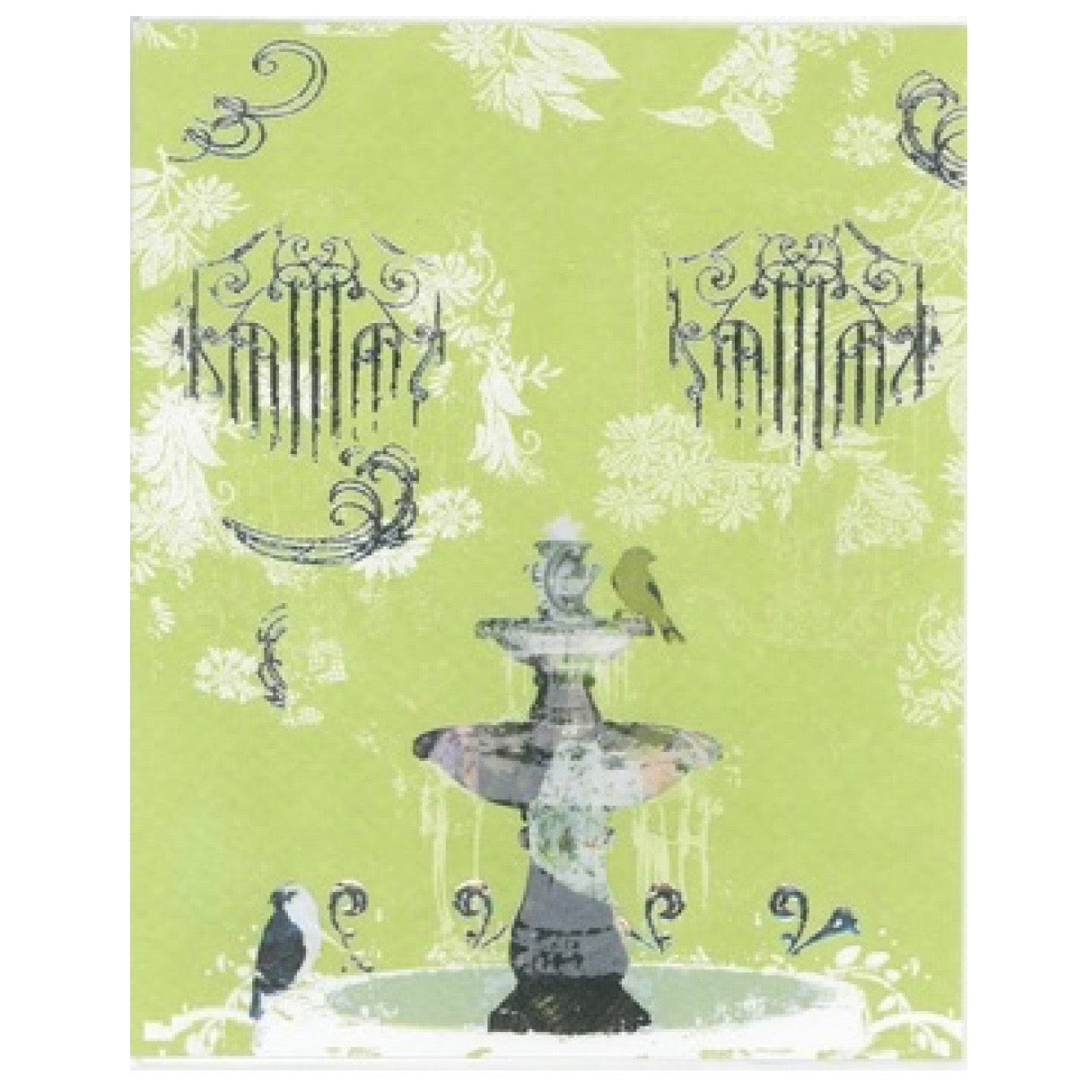 Water Fountain Greeting Card