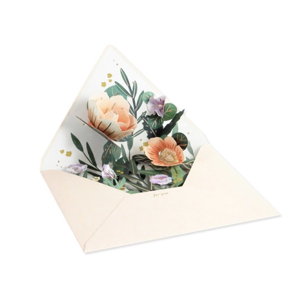 Up with Paper "Wildflower Envelope" Pop Up Greeting Card