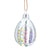 Spring Meadow Glass Egg Ornament