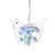 Spring Meadow Glass Bird Ornament