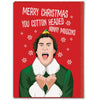 "Merry Christmas You Cotton Headed Ninny Muggins" Christmas Cards