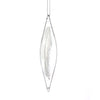 Glass Finial Feather Ornament