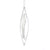 Glass Finial Feather Ornament