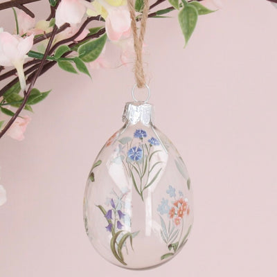 Primavera Glass Egg Ornament