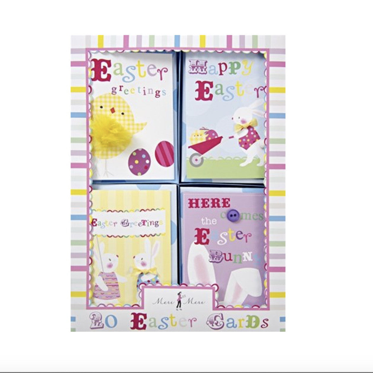 Meri Meri Easter Greetings Boxed Cards, MM-Meri Meri UK, Putti Fine Furnishings