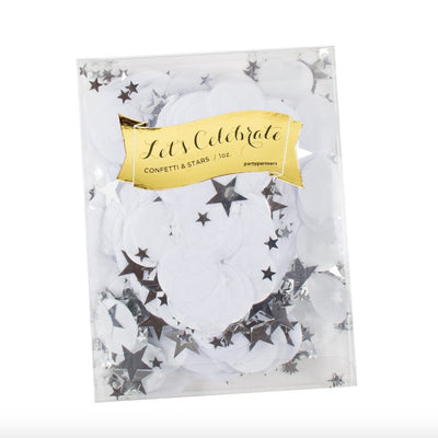 White Tissue Confetti and Stars -  Party Supplies - Party Partners - Putti Fine Furnishings Toronto Canada - 2