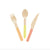 Wooden Cutlery Set - Brights -  Party Supplies - Meri Meri UK - Putti Fine Furnishings Toronto Canada - 1