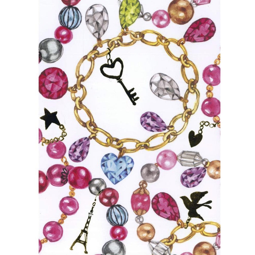  Charm Bracelet Greeting Card, JE-Jannex Enterprises, Putti Fine Furnishings