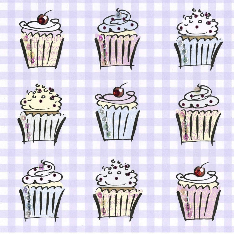  Cupcake Greeting Card, JE-Jannex Enterprises, Putti Fine Furnishings