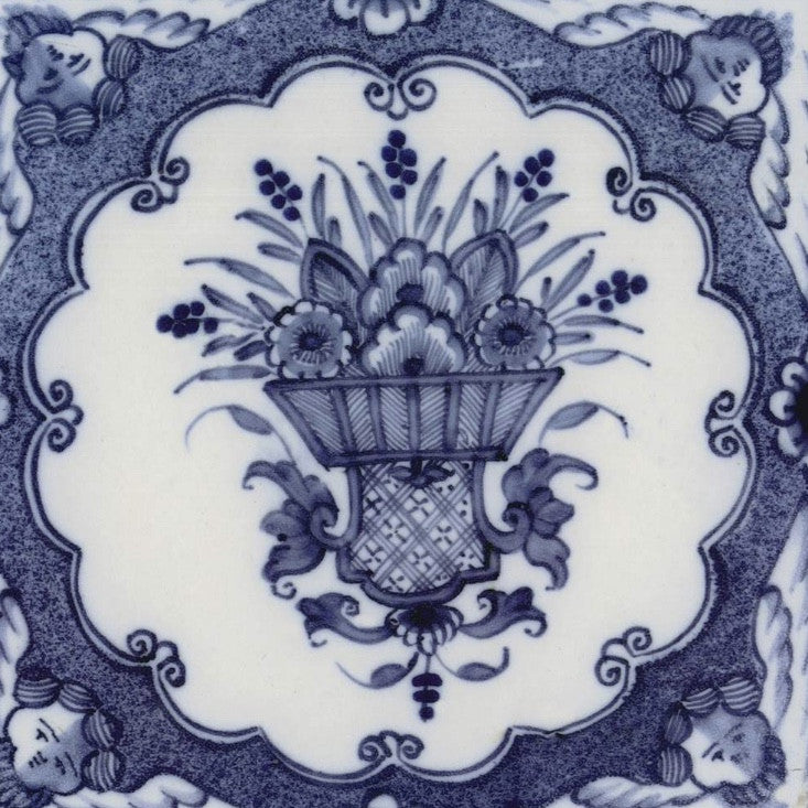  Fitzwilliam Blue Delft Greeting Card, JE-Jannex Enterprises, Putti Fine Furnishings