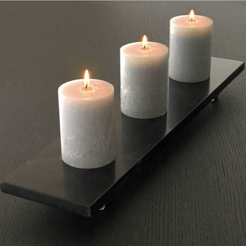 Black Marble Display Tray -  Tableware - HI-Harman Inc - Putti Fine Furnishings Toronto Canada