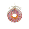 Glass Doughnut with Sprinkles | Putti Christmas Decorations Canada