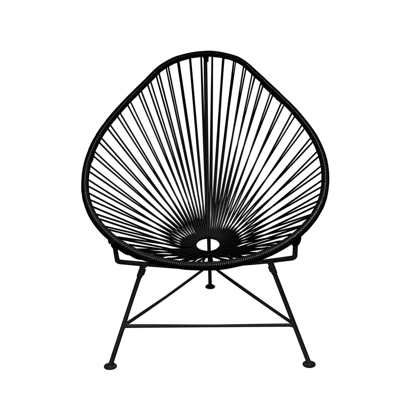  Acapulco Chair - Black on Black Fame, ID-Innit Design, Putti Fine Furnishings