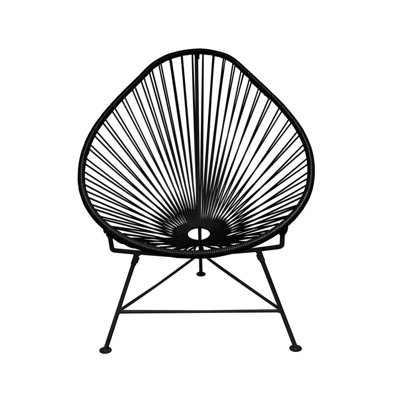  Acapulco Chair - Black on Black Fame, ID-Innit Design, Putti Fine Furnishings