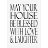 "May your house be blessed..." Greeting Card, JE-Jannex Enterprises, Putti Fine Furnishings