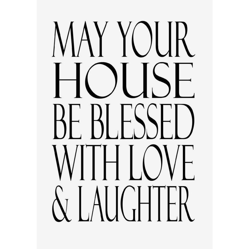  "May your house be blessed..." Greeting Card, JE-Jannex Enterprises, Putti Fine Furnishings