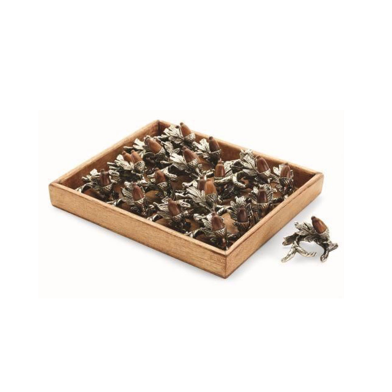 Acorn Napkin Rings, MP-Mud Pie, Putti Fine Furnishings