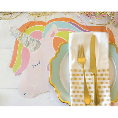 Hester & Cook Die-Cut Unicorn Placemat, HC-Hester & Cook, Putti Fine Furnishings